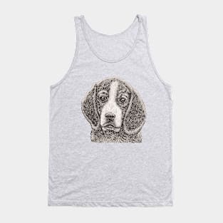 Cute Beagle Lovers  Men Women Tank Top